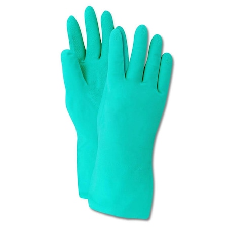 Magid Chemical Resistant Gloves, Green, 9, 12 PK M13-9